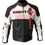 Harley Davidson V-Rod Leather Motorcycle Jacket