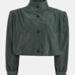 Evelyn Suede Cropped Jacket