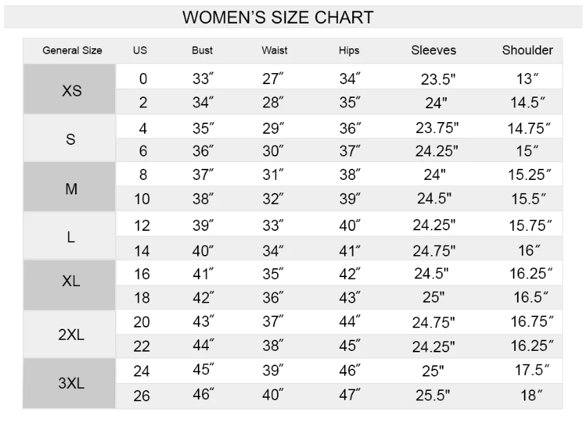 Women's Measurement Guide