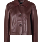 Selene Leather Cropped Jacket